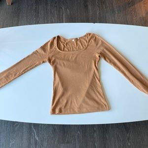 KOTN Square Neck top in Camel size S
